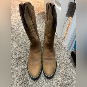 Ariat Heritage R Toe Western Cowboy Leather